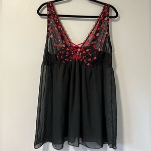 Cacique Heart Babydoll Top